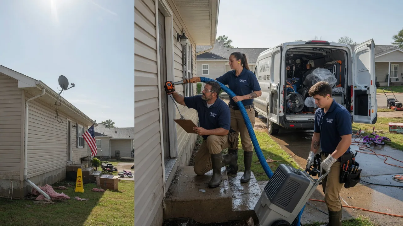 Ceiling Water Damage Restoration in Mouthcard, KY near me